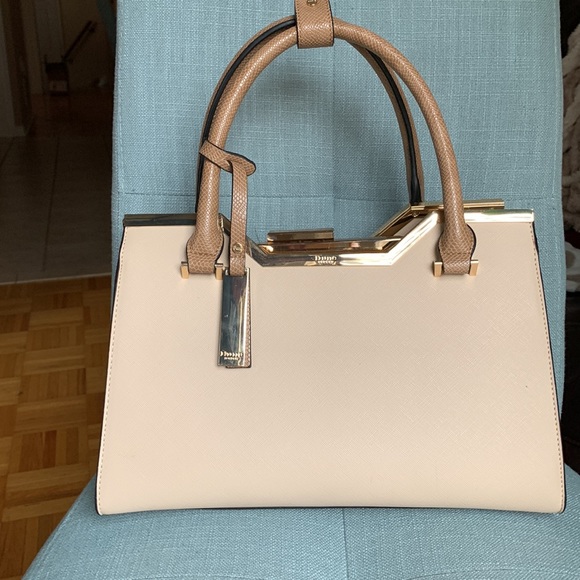 Dune London Beige Solid Handheld Bag - Picture 8 of 8